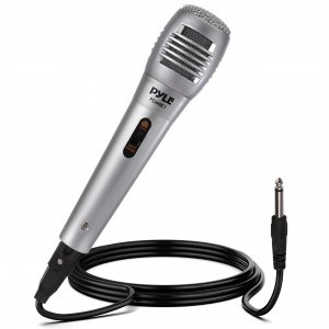 Pyle PDMIK1 Moving Coil Handheld Mic w/ 6.5' ft. XLR Cable