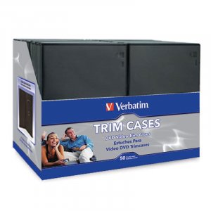 Verbatim 95094 CD/DVD Video Trimcases, 50 pk