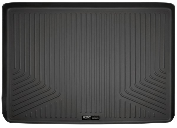 Husky Liners Weatherbeater Cargo Liner | Fits 2015-2020 Cadillac Escalade ESV/Chevrolet Suburban/GMC Yukon XL Behind 3rd Seat | 1-pc Black - 28221
