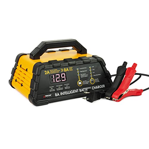 WAGAN TECH WGN7406 8-Amp 6-Stage Intelligent Battery Charger for 6/12V Batteries