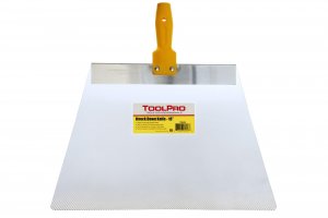 ToolPro 18 in. Drywall Knockdown Knife - Flexible Blade Texture Tool for Smoothing Knockdown Ceilings and Walls, Fits Extension Poles, Easy to Clean