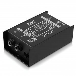 Pyle Pro PDC21 1/4" Instrument Balanced and unbalanced Direct Box