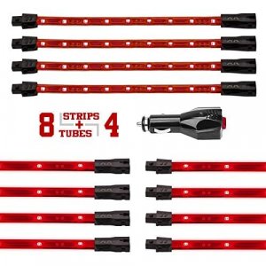 XKGlow XK041005R LED Ultra Slim Underbody Kit & Interior Accent Light Kit Combo
