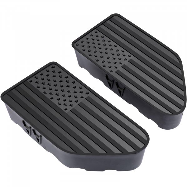 Bed Rail Stake Pocket Covers for GMC Chevy Silverado Sierra 1500 2019-2024 2025 2026, GMC Sierra 2500 3500HD 2020-2024 2025 2026, Truck Caps Rear Holes Plugs Covers Black