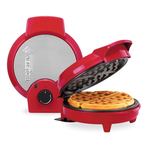 Holstein Housewares HH09037016R Waffle Maker - Red