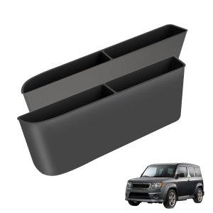 Zelvoro 2Pcs Door Cubby Compatible with Honda Element，Door Side Storage Box, Front Door Storage Pockets, Suitable for Driver and Co-Pilot Seats, Increase Storage Space