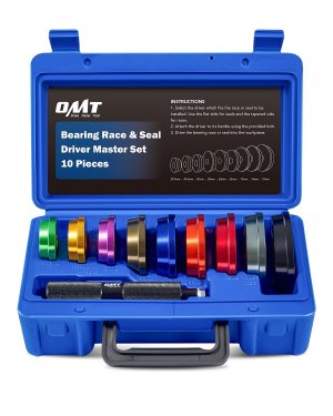 OMT Bearing Press Kit, 10pc Bearing Race and Seal Driver Set