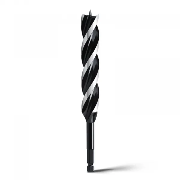 WOBLLMX 1" x 9" Auger Drill Bit for Soft and Hard Wood,Hex Shank