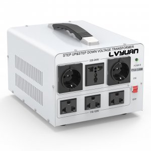 LVYUAN 5000W Step Up & Down Voltage Transformer 110/120V to 220/240V