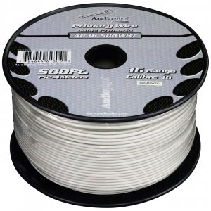 Audiopipe AP16500WH 16 Gauge 500Ft Primary Wire White