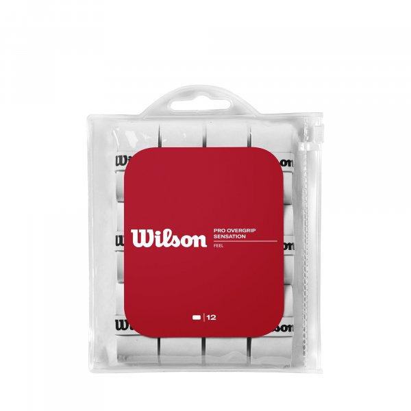 WILSON Pro Sensation Overgrip (12-Pack), White