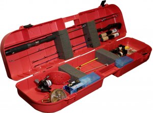 MTM IFB30 Ice Fishing Rod Box Red