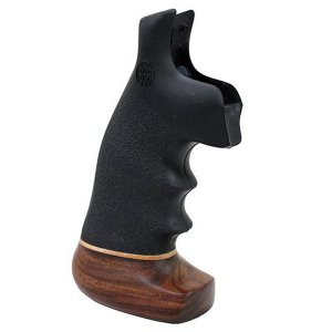 Hogue 25006 N Rd Conversion Rubber Monogrip With Wood Big Butt