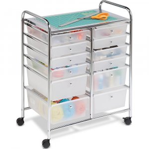 HONEY-CAN-DO CRT-01683 12 Drawer Rolling Cart