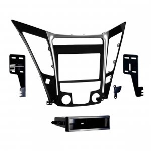 Metra 99-7342 Single/Double DIN Stereo Installation Dash Kit for 2011 Hyundai Sonata GLS/SE (w/Out Factory NAV) 2012-2014 Sonata (w/Out Factory NAV) & 2011-2013 Sonata Hybrid (Without Factory NAV)