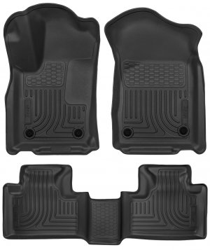 Husky 99151 Front/2nd Seat Floor Liners For 16-2020 Dodge/Jeep Durango/Grand