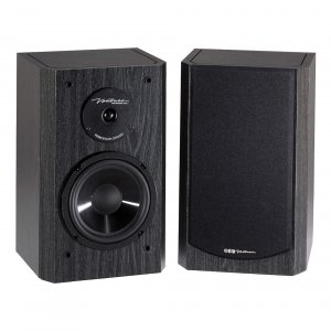 BIC AMERICA BICDV62SIB 175-Watt 2-Way 6.5-Inch Bookshelf and Surround Speakers