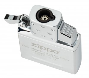 Zippo 65826 Butane Lighter Insert - Single Torch, Chrome