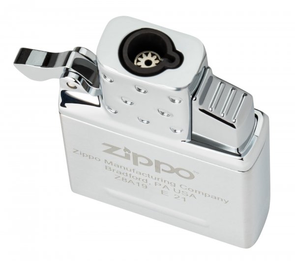 Zippo 65826 Butane Lighter Insert - Single Torch, Chrome