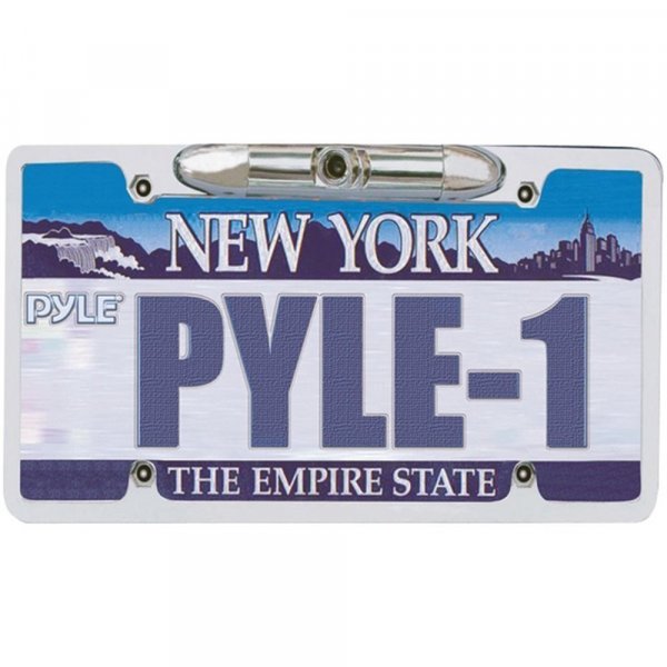 Boyo VTL400CIR Chrome Bartype License Plate Camera