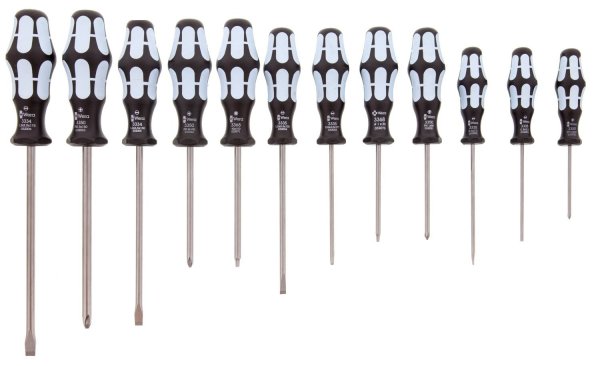 Wera 05347903001 Stainless Screwdriver Set 12Pc 3334/12 5347903001