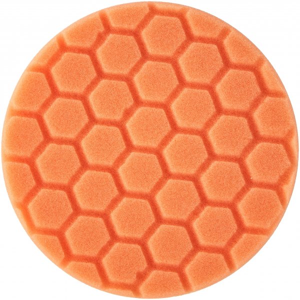 Chemical Guys, Hex-Logic Medium-Heavy Cutting Foam Pad, Orange, 5.5 inch