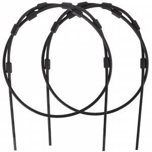 Panbofoda Replacement Tree Stand Cables,Pair of Replacement Cables for Climbing Treestands, 2PCS Hunting Tree Stand Accessories,Durable Steal Braded PVC Black Coated 65" Treestand Replacement Cables