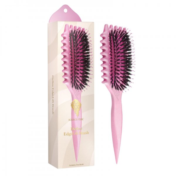 Bounce Curl Define EdgeLift Brush, 5-in-1 Styling Tool, Defined Curls -Pink