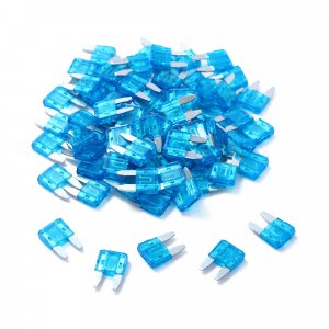 100 Pack Auto Fuses 15 AMP APM/ATM 32V Mini Blade Style Fuses 15A Short Circuit Protection Car Fuse (15 AMP)
