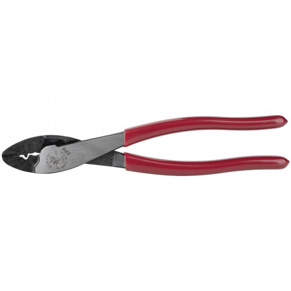 Klein Tools 1005 Cutting/Crimping Tool, Made in USA, Cutter/Crimper for 10-22 AWG Terminals and Connectors, Crimper for Insulated and Non-Insulated Terminals