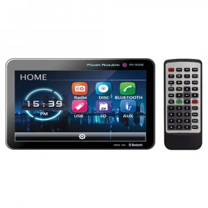 Power Acoustik PD1032B 10.3" DVD/CD/MP3 Double Din Receiver w/ Bluetooth