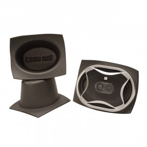 DEI 050380 Boom Mat Speaker Baffles 6 x 9 Oval Pack of 2
