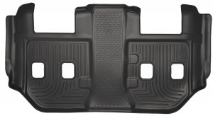 Husky Liners Weatherbeater Floor Mats | Fits 2015-2020 Cadillac Escalade ESV; Chevrolet Suburban; GMC Yukon XL w/2nd Row Bucket Seat | 3rd Row, 1-pc Black - 19281