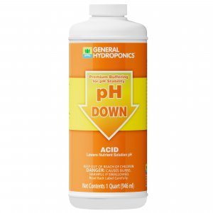 General Hydroponics HGC722120 Liquid Premium Buffering for pH Stability, Quart, Orange