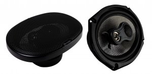 American Bass SQ6X9 6" x 9" 160 Watt 3 Way Speaker pair