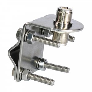 Tram 3270 Stainless Steel SO-239 to SO-239 Antenna Mirror Mount