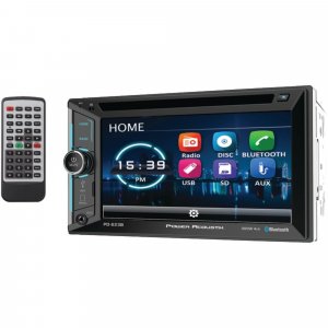 Power Acoustik PD623B 6.2" Double Din DVD Receiver with Bluetooth