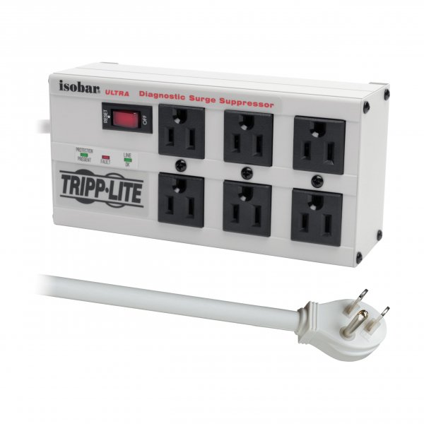 Eaton Tripp Lite ISOBAR6ULTRA Isobar Metal Surge Protector 6 Outlets