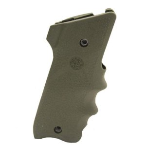 Hogue 82001 Ruger Mk Ii  Mk Iii Rubber Gripfinger Grooves Od Green