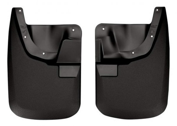 Husky Liners - Front Mud Guards | 2011-2016 Ford F250/F350 w/o OE Fender Flares, Front Set - Black, 2 Pc | 56681