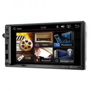 Power Acoustik PL700HB 7" Double Din Multimedia Unit Bluetooth USBAux300Wx4CH