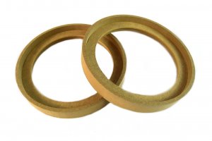 Nippon RING65BZ 6.5" MDF Speaker Ring pair with Bezel Mounting Spacer