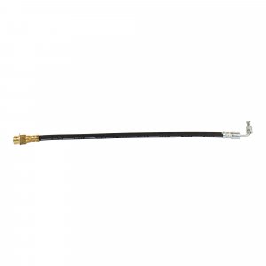 4LIFETIMELINES 3/16" x 18" Rubber Brake Hose – 3/8-24 Male to Female Swivel Fitting | DOT Approved, SAE J1401 Compliant | Universal Trailer & Vehicle Brake Line Replacement