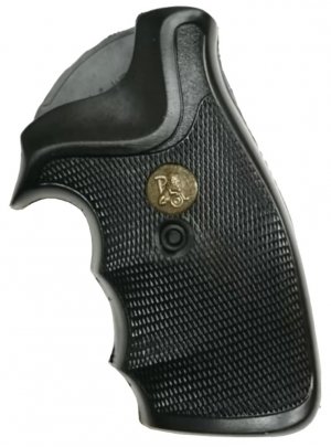 Pachmayr 03266 S&W, K&L Frame Round Butt Gripper Grip (Black)