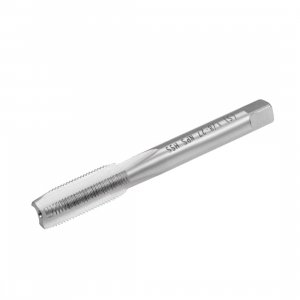 uxcell Machine Tap, 1/8-27 NPS Pipe Tap 3 Straight Flutes High Speed Steel Screw Thread Threading Tapping Tool