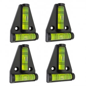 ZUJHPYMI 4Pcs Magnetic T Type RV Levelers, RV Parts Accessories Exterior Leveling Stablilization Levelers, Dual-use with Magnetism and Screws Mounting