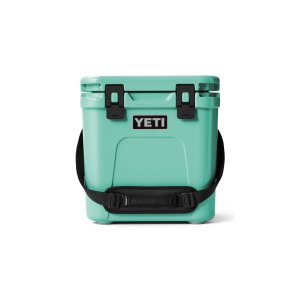 YETI Roadie 24 2.0 Hard Cooler with DoubleDuty Shoulder Strap and Drain Plug, Seafoam