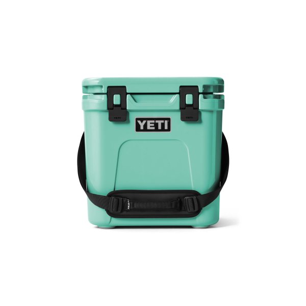 YETI Roadie 24 2.0 Hard Cooler with DoubleDuty Shoulder Strap and Drain Plug, Seafoam
