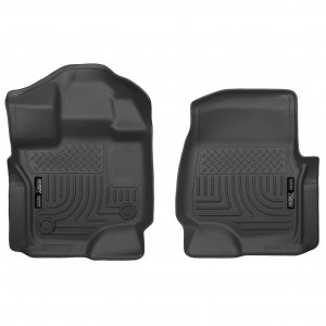 Husky 18361 Liners Front Floor Liners For '15-2020 F-150 Supercab/Super-Black