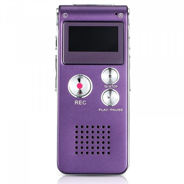 Tellegloww Ghost Hunting Equipment Paranormal Equipment for Ghost Hunting Digital EVP Voice Activated Recorder Rechargeable Recorder Device with Microphone, 8GB(Black)